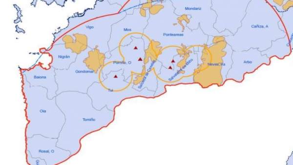 mapa de la zona demarcada